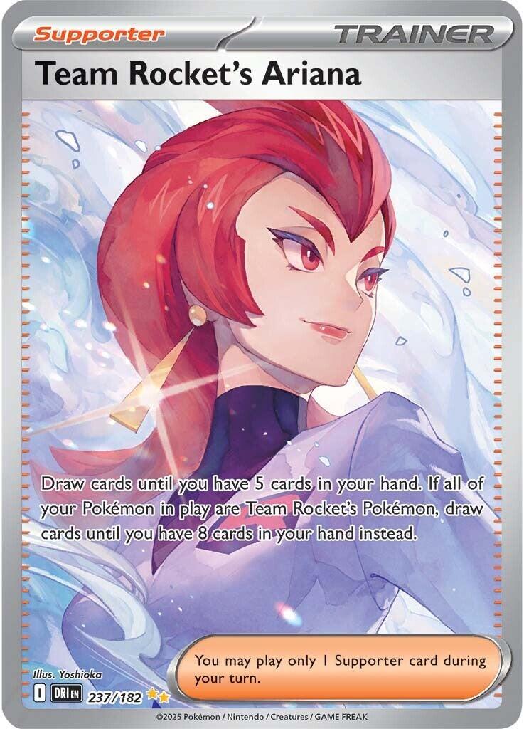 Team Rocket's Ariana (237/182) [Scarlet & Violet: Destined Rivals] | Jomio and Rueliete's Cards and Comics