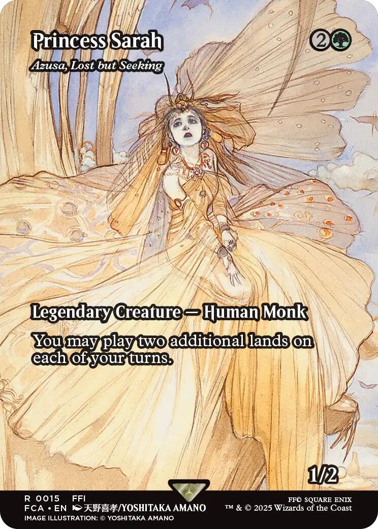 Princess Sarah - Azusa, Lost but Seeking (Showcase) [FINAL FANTASY : Through the Ages] | Jomio and Rueliete's Cards and Comics