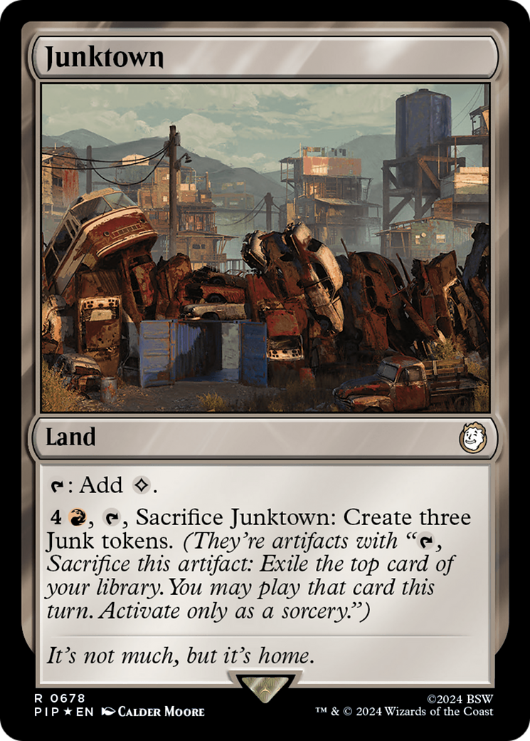 Junktown (Surge Foil) [Fallout] | Jomio and Rueliete's Cards and Comics