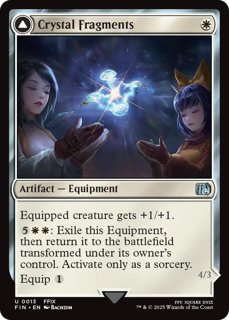 Crystal Fragments // Summon: Alexander [FINAL FANTASY] | Jomio and Rueliete's Cards and Comics