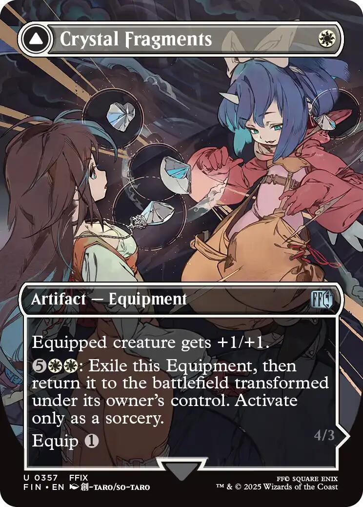 Crystal Fragments // Summon: Alexander (Borderless) [FINAL FANTASY] | Jomio and Rueliete's Cards and Comics
