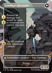 Crystal Fragments // Summon: Alexander (Borderless) [FINAL FANTASY] | Jomio and Rueliete's Cards and Comics