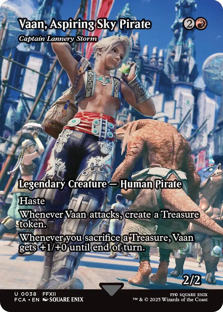 Vaan, Aspiring Sky Pirate - Captain Lannery Storm (Showcase) [FINAL FANTASY : Through the Ages] | Jomio and Rueliete's Cards and Comics