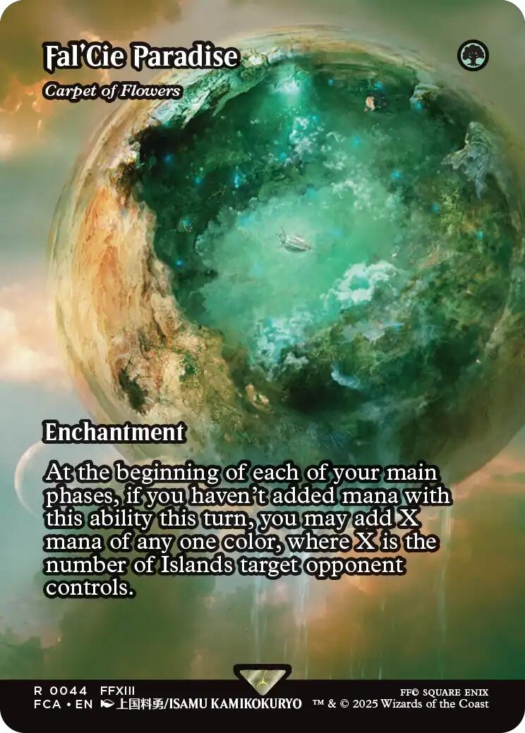 Fal'Cie Paradise - Carpet of Flowers (Showcase) [FINAL FANTASY : Through the Ages] | Jomio and Rueliete's Cards and Comics