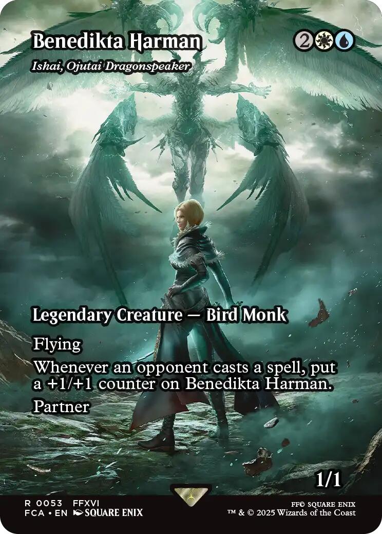 Benedikta Harman - Ishai, Ojutai Dragonspeaker (Showcase) [FINAL FANTASY : Through the Ages] | Jomio and Rueliete's Cards and Comics