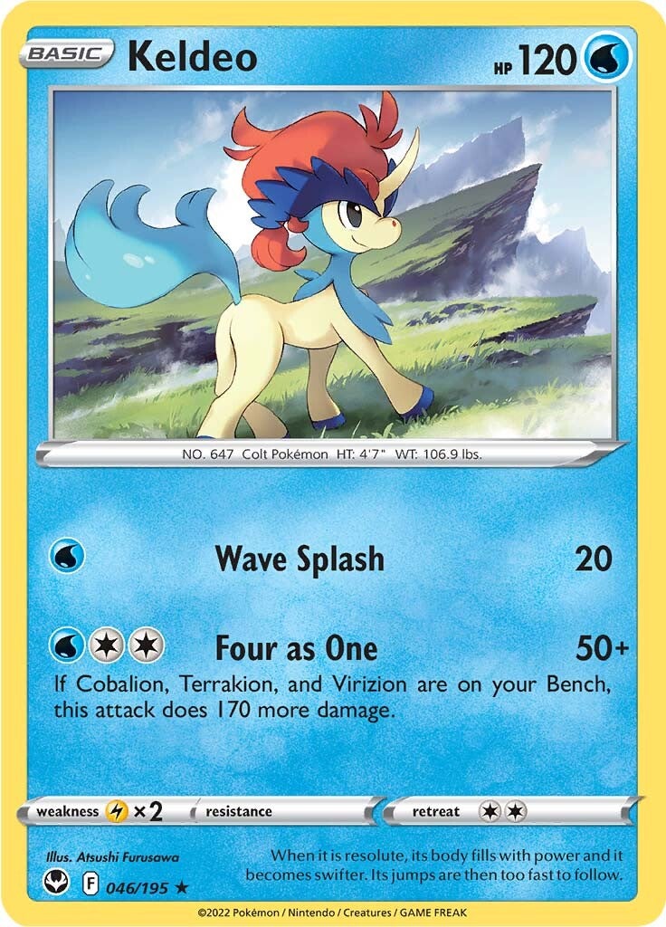 Keldeo (046/195) [Sword & Shield: Silver Tempest] | Jomio and Rueliete's Cards and Comics