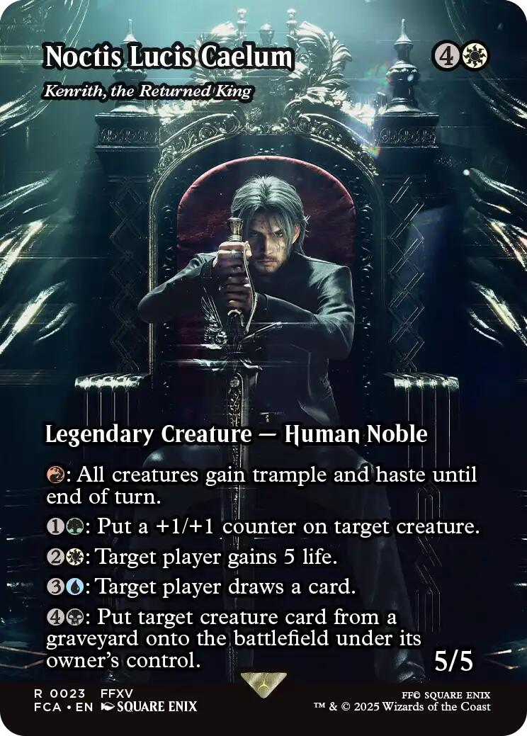 Noctis Lucis Caelum - Kenrith, the Returned King (Showcase) [FINAL FANTASY : Through the Ages] | Jomio and Rueliete's Cards and Comics