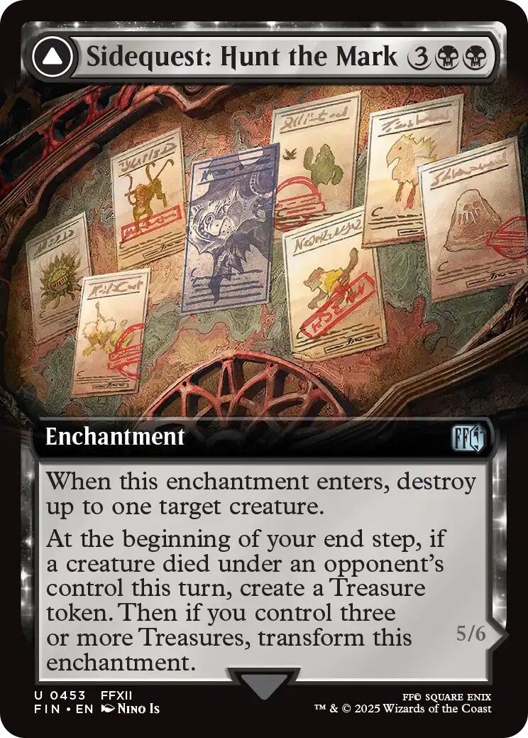 Sidequest: Hunt the Mark // Yiazmat, Ultimate Mark (Extended Art) [FINAL FANTASY] | Jomio and Rueliete's Cards and Comics