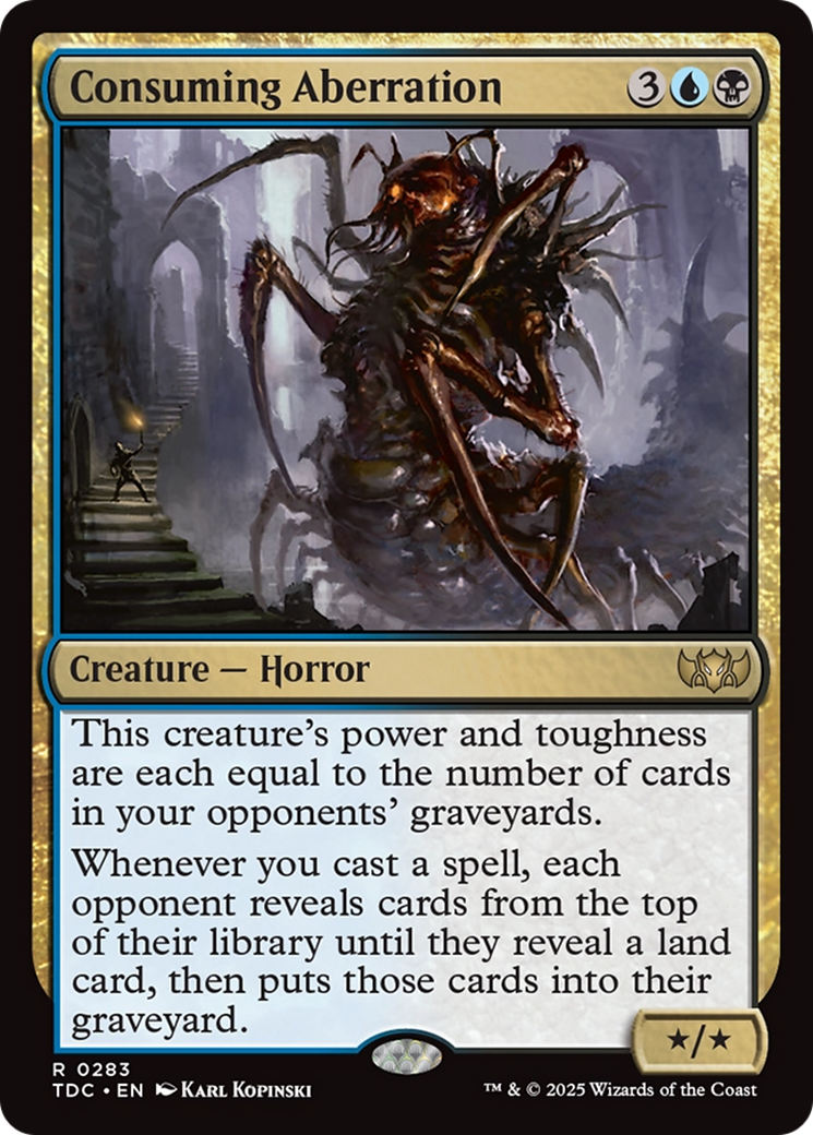 Consuming Aberration [Tarkir: Dragonstorm Commander] | Jomio and Rueliete's Cards and Comics