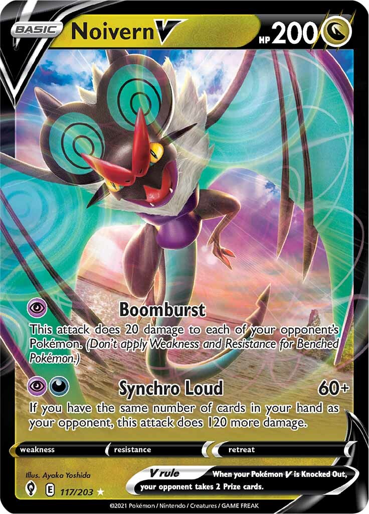 Noivern V (117/203) [Sword & Shield: Evolving Skies] | Jomio and Rueliete's Cards and Comics