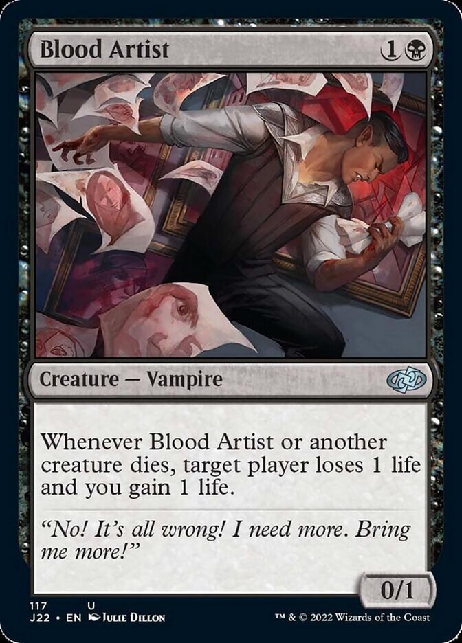 Blood Artist [Jumpstart 2022] | Jomio and Rueliete's Cards and Comics