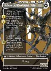 Dion, Bahamut's Dominant // Bahamut, Warden of Light (Borderless) (Surge Foil) [FINAL FANTASY] | Jomio and Rueliete's Cards and Comics