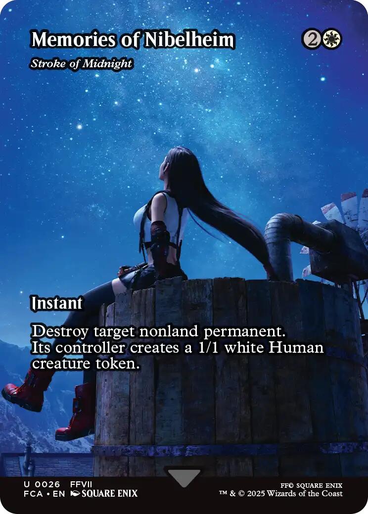 Memories of Nibelheim - Stroke of Midnight (Showcase) [FINAL FANTASY : Through the Ages] | Jomio and Rueliete's Cards and Comics