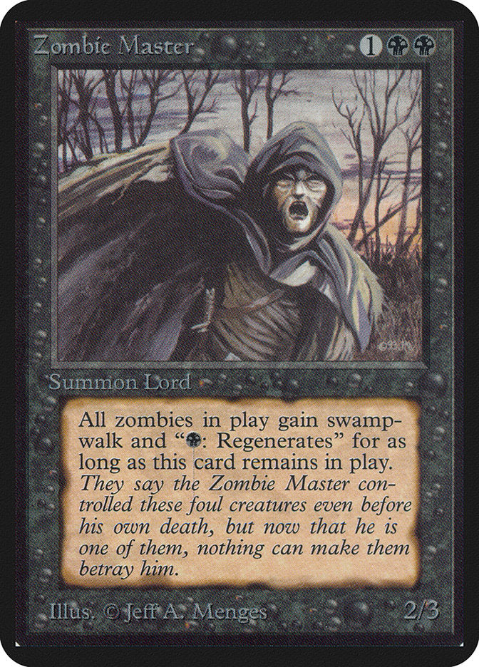 Zombie Master [Alpha Edition] | Jomio and Rueliete's Cards and Comics