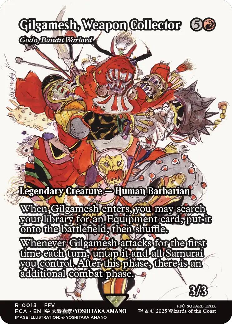 Gilgamesh, Weapon Collector - Godo, Bandit Warlord (Showcase) [FINAL FANTASY : Through the Ages] | Jomio and Rueliete's Cards and Comics
