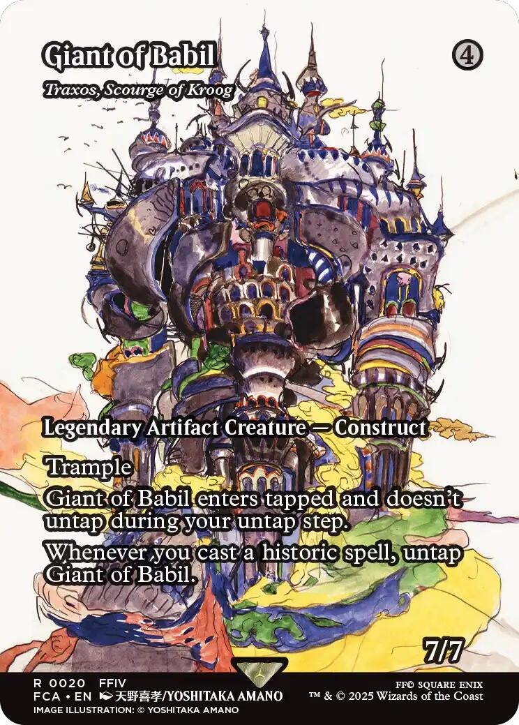 Giant of Babil - Traxos, Scourge of Kroog (Showcase) [FINAL FANTASY : Through the Ages] | Jomio and Rueliete's Cards and Comics