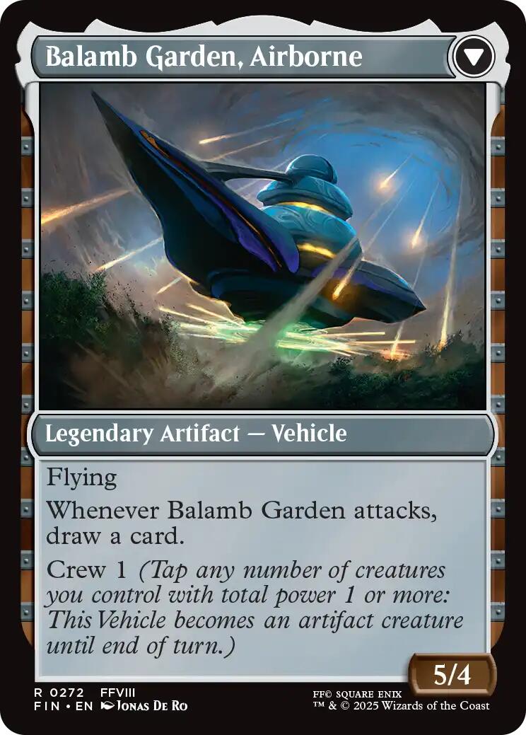 Balamb Garden, SeeD Academy // Balamb Garden, Airborne [FINAL FANTASY] | Jomio and Rueliete's Cards and Comics