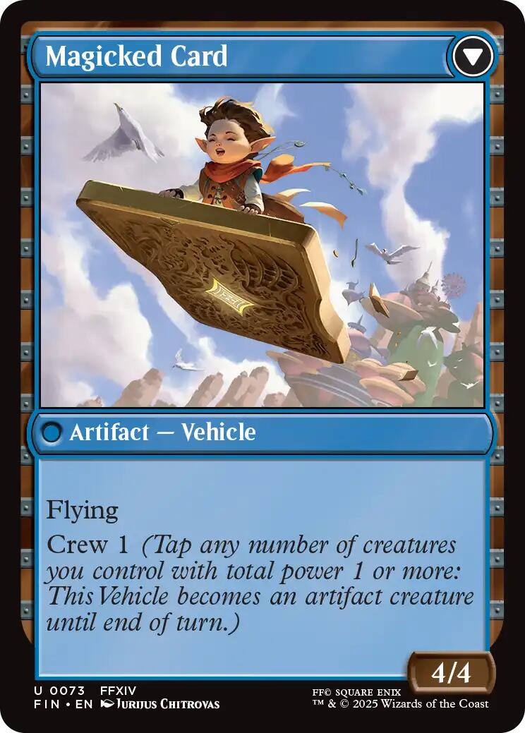 Sidequest: Card Collection // Magicked Card [FINAL FANTASY] | Jomio and Rueliete's Cards and Comics