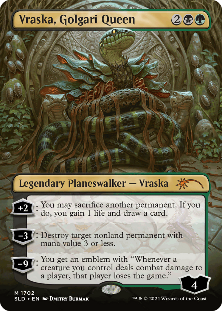 Vraska, Golgari Queen (1702) (Rainbow Foil) [Secret Lair Drop Series] | Jomio and Rueliete's Cards and Comics