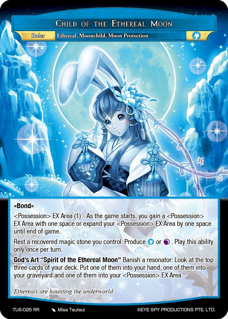Child of the Ethereal Moon (TUS-025 RR) [The Underworld of Secrets] | Jomio and Rueliete's Cards and Comics