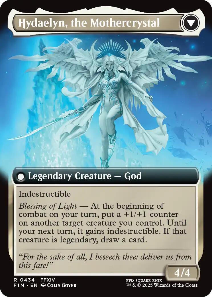 Venat, Heart of Hydaelyn // Hydaelyn, the Mothercrystal (Extended Art) [FINAL FANTASY] | Jomio and Rueliete's Cards and Comics