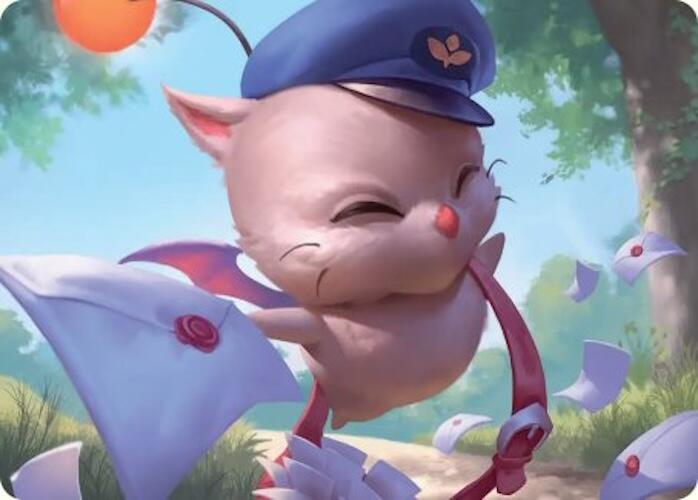 Delivery Moogle Art Card [FINAL FANTASY Art Series] | Jomio and Rueliete's Cards and Comics