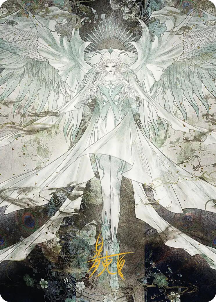 Hydaelyn, the Mothercrystal Art Card (Gold-Stamped Signature) [FINAL FANTASY Art Series] | Jomio and Rueliete's Cards and Comics