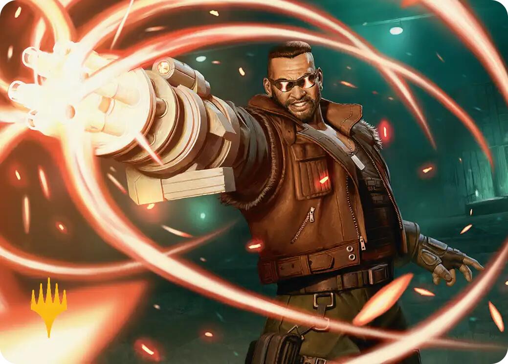 Barret Wallace Art Card (Gold-Stamped Planeswalker Symbol) [FINAL FANTASY Art Series] | Jomio and Rueliete's Cards and Comics