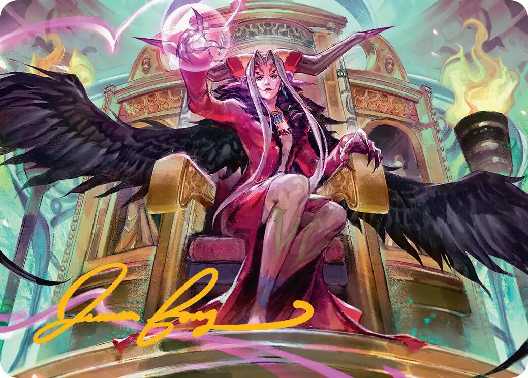 Sorceress's Schemes Art Card (Gold-Stamped Signature) [FINAL FANTASY Art Series] | Jomio and Rueliete's Cards and Comics