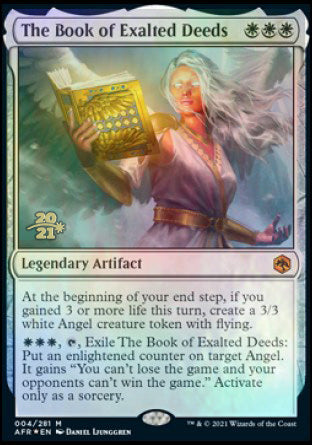 The Book of Exalted Deeds [Dungeons & Dragons: Adventures in the Forgotten Realms Prerelease Promos] | Jomio and Rueliete's Cards and Comics