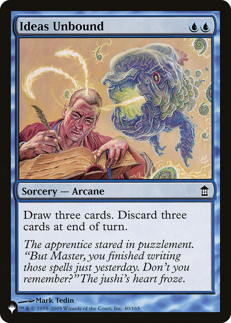 Ideas Unbound [The List] | Jomio and Rueliete's Cards and Comics