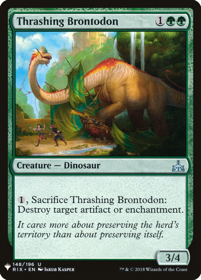 Thrashing Brontodon [Mystery Booster] | Jomio and Rueliete's Cards and Comics
