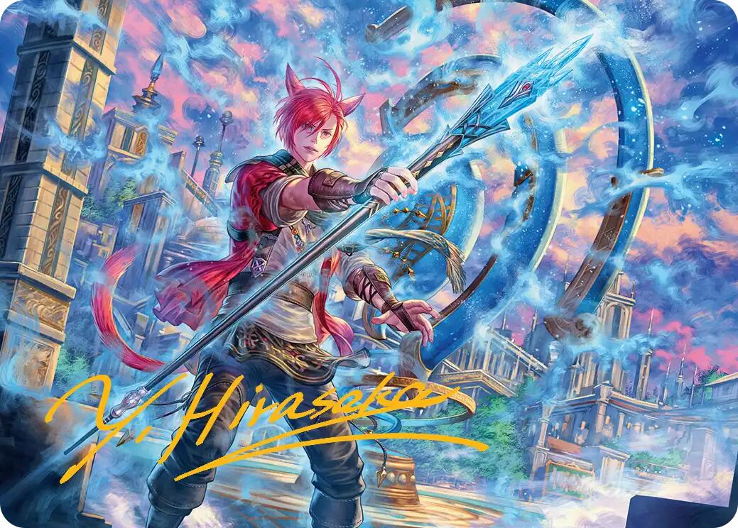 G'raha Tia, Scion Reborn Art Card (19) (Gold-Stamped Signature) [FINAL FANTASY Art Series] | Jomio and Rueliete's Cards and Comics