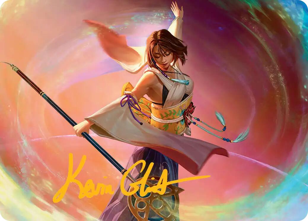 Yuna, Grand Summoner Art Card (Gold-Stamped Signature) [FINAL FANTASY Art Series] | Jomio and Rueliete's Cards and Comics