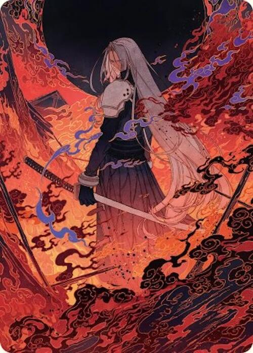 Nibelheim Aflame Art Card [FINAL FANTASY Art Series] | Jomio and Rueliete's Cards and Comics
