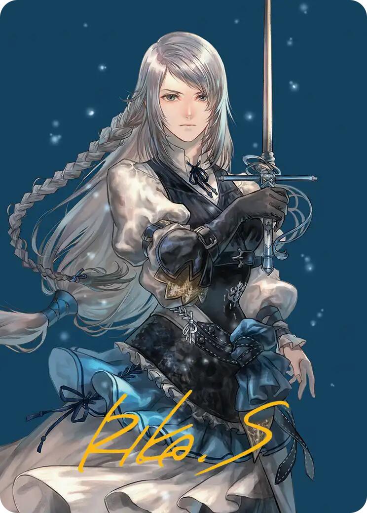 Jill, Shiva's Dominant Art Card (Gold-Stamped Signature) [FINAL FANTASY Art Series] | Jomio and Rueliete's Cards and Comics