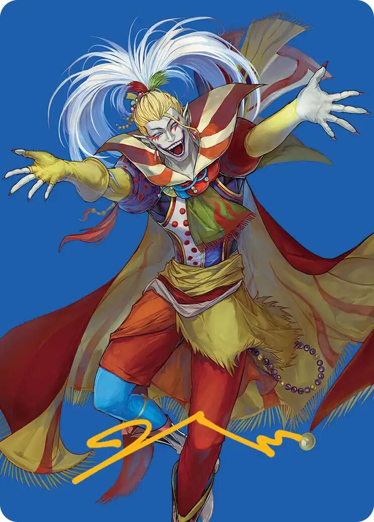 Kefka, Court Mage Art Card (Gold-Stamped Signature) [FINAL FANTASY Art Series] | Jomio and Rueliete's Cards and Comics