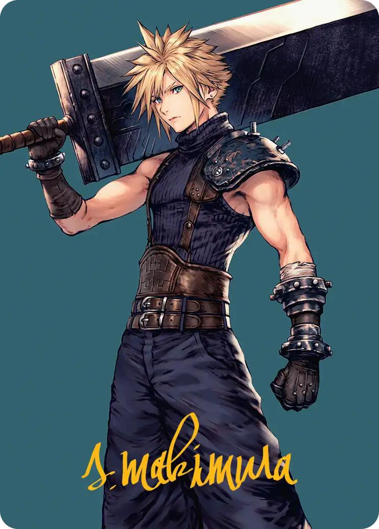Cloud, Ex-SOLDIER Art Card (Gold-Stamped Signature) [FINAL FANTASY Art Series] | Jomio and Rueliete's Cards and Comics