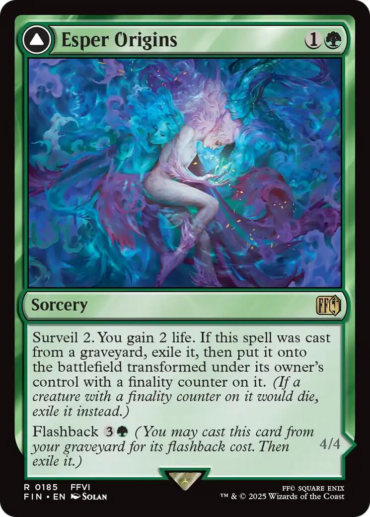 Esper Origins // Summon: Esper Maduin [FINAL FANTASY] | Jomio and Rueliete's Cards and Comics