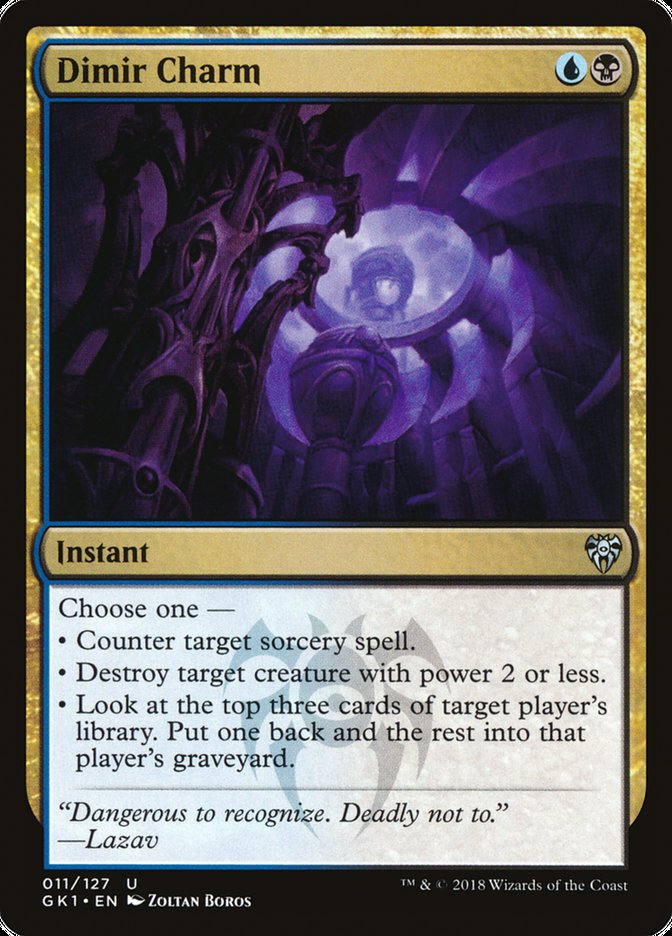 Dimir Charm [Guilds of Ravnica Guild Kit] | Jomio and Rueliete's Cards and Comics