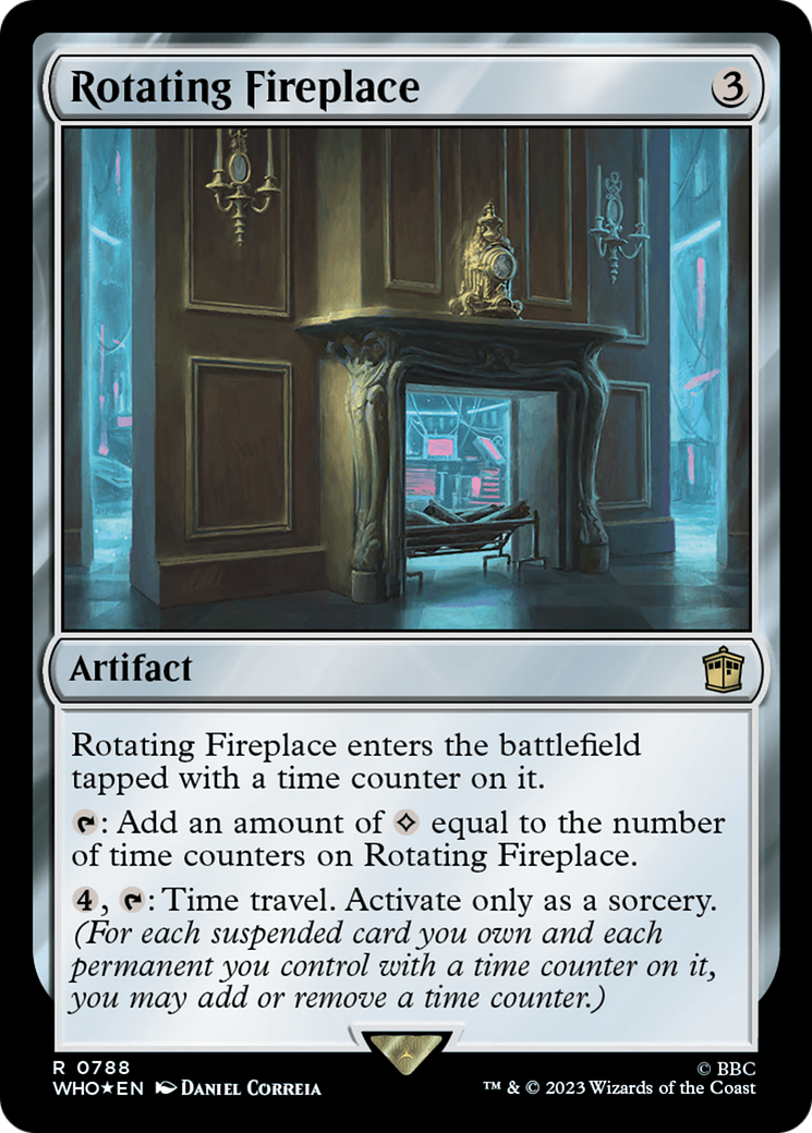 Rotating Fireplace (Surge Foil) [Doctor Who] | Jomio and Rueliete's Cards and Comics
