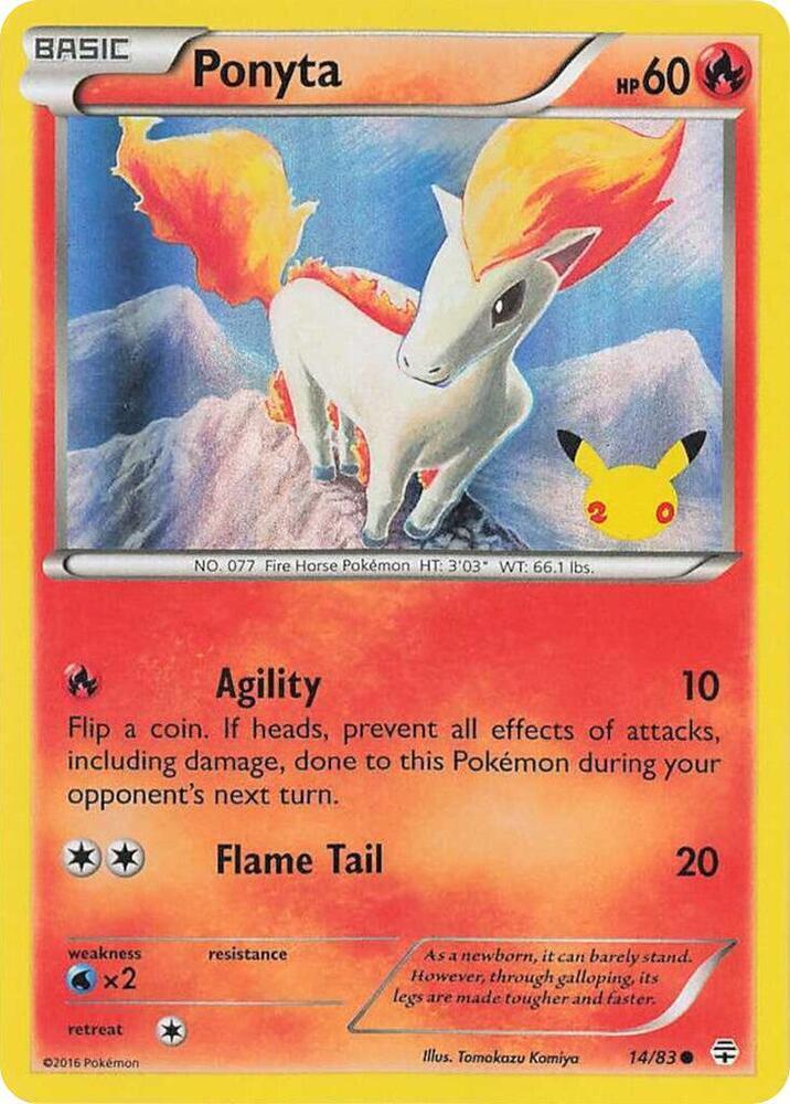Ponyta (014/083) (UK Exclusive Promo) [Miscellaneous Cards] | Jomio and Rueliete's Cards and Comics