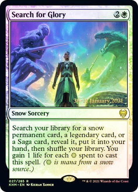 Search for Glory [Kaldheim Prerelease Promos] | Jomio and Rueliete's Cards and Comics