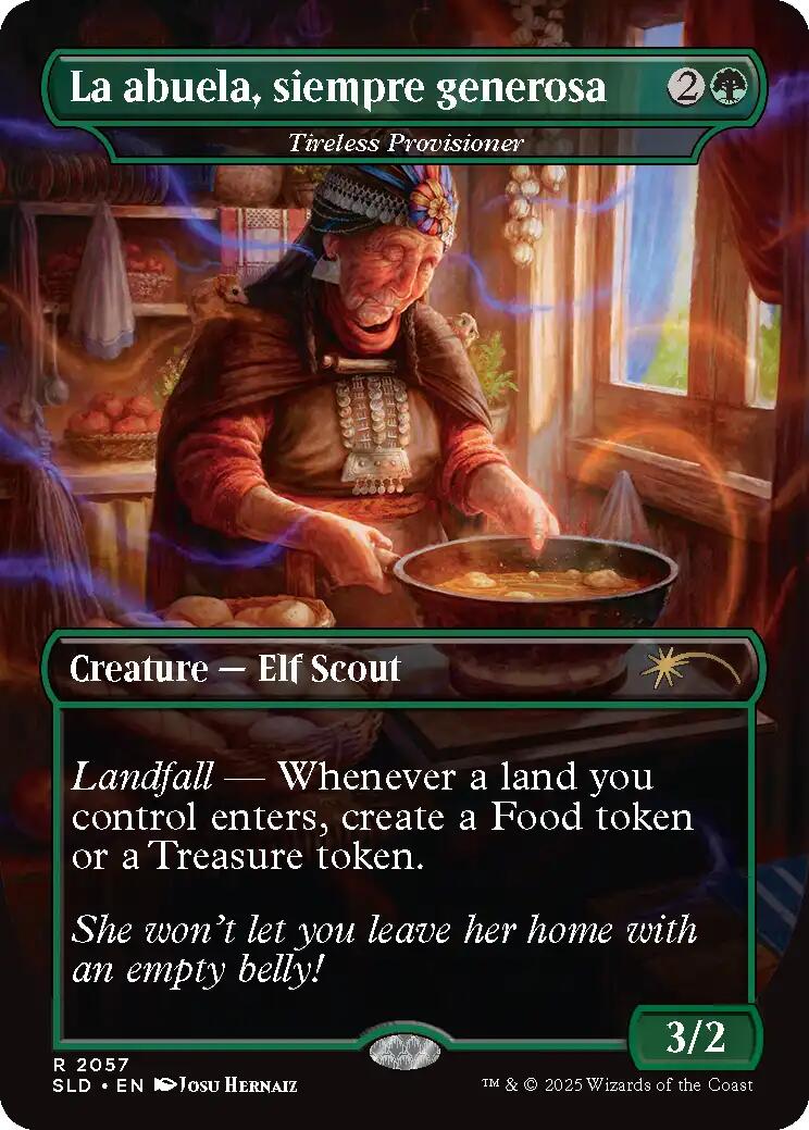 La abuela, siempre generosa - Tireless Provisioner [Secret Lair Drop Series] | Jomio and Rueliete's Cards and Comics