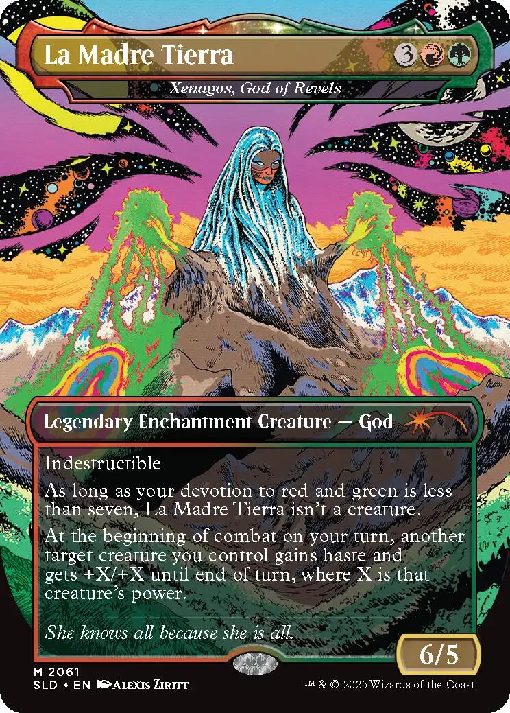 La Madre Tierra - Xenagos, God of Revels [Secret Lair Drop Series] | Jomio and Rueliete's Cards and Comics