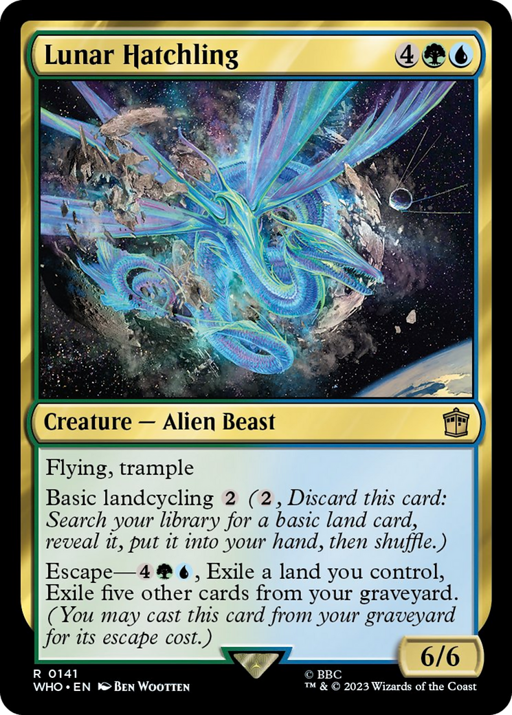 Lunar Hatchling [Doctor Who] | Jomio and Rueliete's Cards and Comics