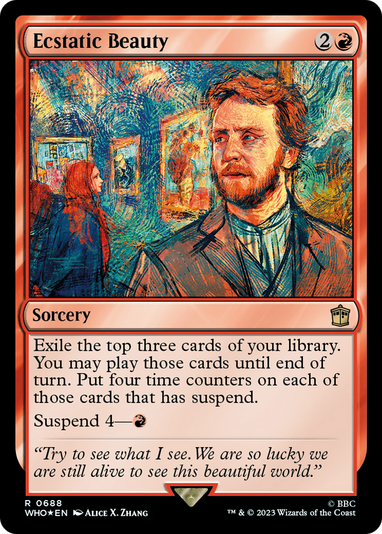 Ecstatic Beauty (Surge Foil) [Doctor Who] | Jomio and Rueliete's Cards and Comics