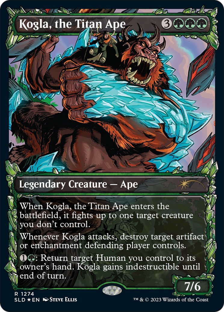 Kogla, the Titan Ape (Halo Foil) [Secret Lair Drop Series] | Jomio and Rueliete's Cards and Comics