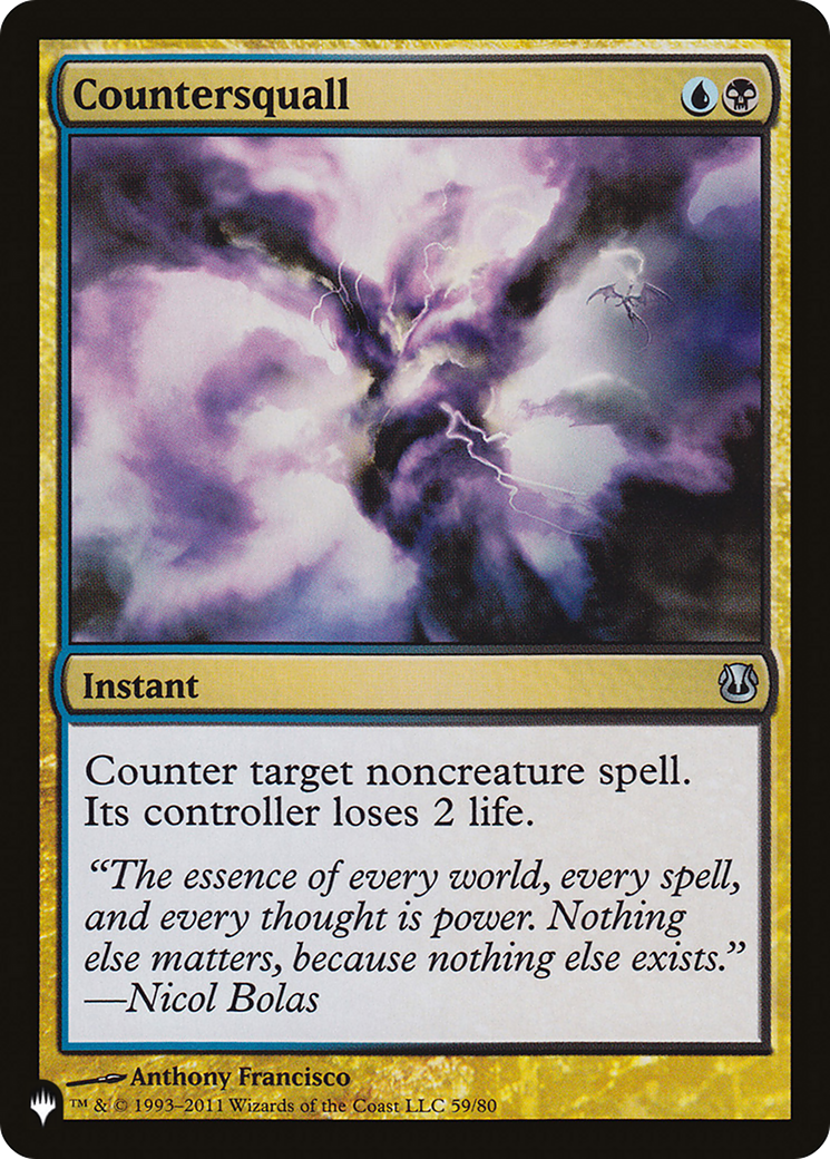 Countersquall [The List] | Jomio and Rueliete's Cards and Comics