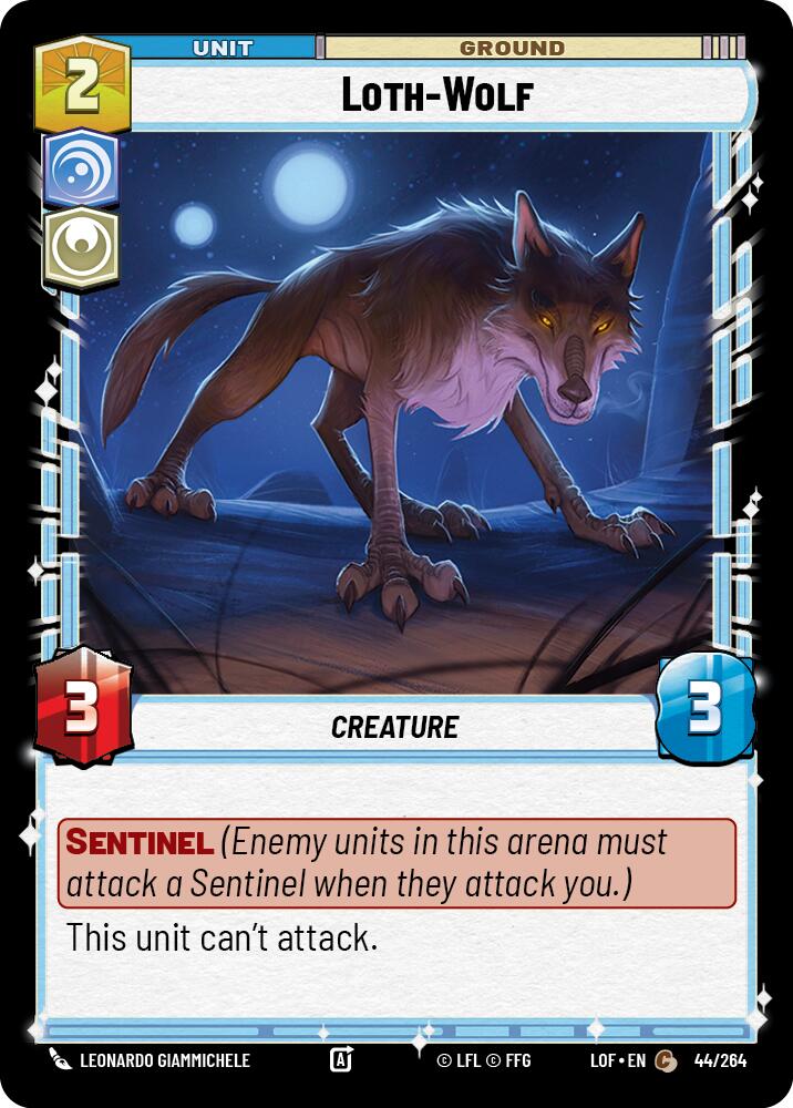 Loth-Wolf (44/264) (44/264) [Legends of the Force] | Jomio and Rueliete's Cards and Comics